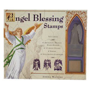 Angel Blessing Stamp Kit Archangel Michael Statuette Journals Stationery Poems